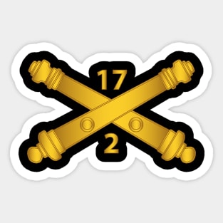 2nd Bn 17th Field Artillery Regt wo Txt Sticker